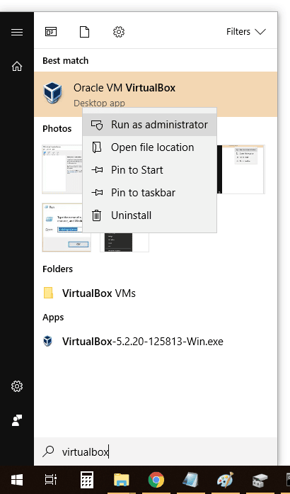 صورة لـ كيفية تمهيد نظام التشغيل من محرك أقراص USB في VirtualBox | virtualbox-run-with-administrator-privileges-DzTechs