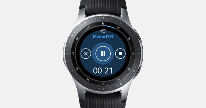صورة لـ أفضل تطبيقات Galaxy Watch و Active 2 (لسنة 2023) | voice-memo-DzTechs