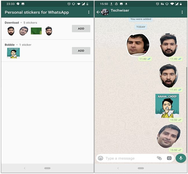 صورة لـ كيف إنشاء الملصقات المخصصة الخاصة بك على الـ WhatsApp (Android) | whatsapp-DzTechs