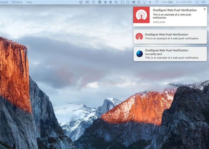 صورة لـ أفضل إضافات التنبيهات والإشعارات في WordPress | wp-notification-01-OneSignal-DzTechs