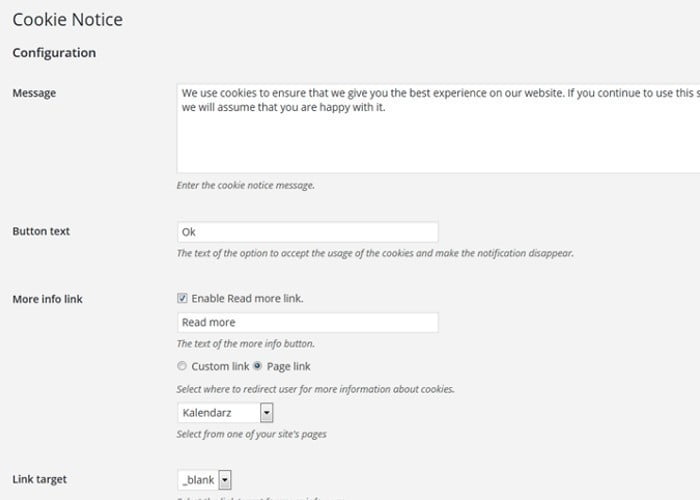 صورة لـ أفضل إضافات التنبيهات والإشعارات في WordPress | wp-notification-07-cookie-notice-gdpr-DzTechs