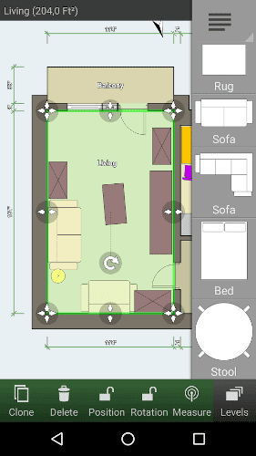 صورة لـ أفضل التطبيقات لإنشاء مخططات هندسية للأرضيات لنظامي التشغيل Android و iOS | 01-house-planning-app-Floor-Plan-Creator-DzTechs