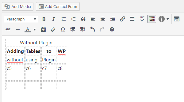 صورة لـ أفضل طريقة لإنشاء جدول في WordPress دون إضافات | 13-DzTechs