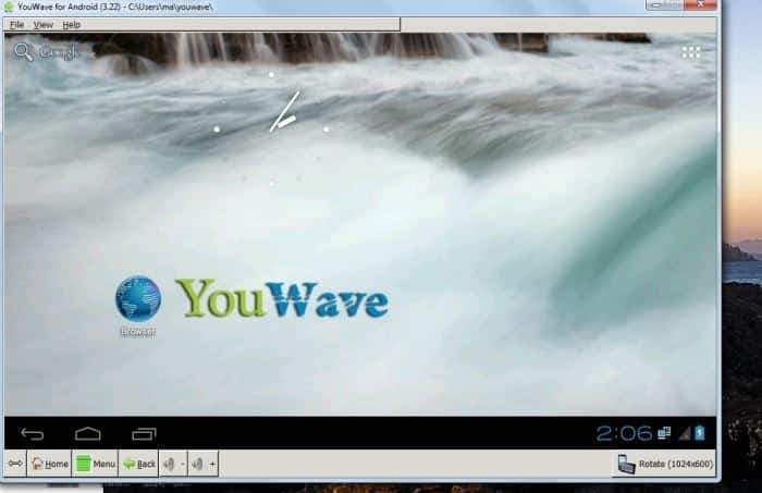 صورة لـ أفضل مُحاكيات Android لتشغيل تطبيقات Android على Windows | Android-Emulators-Youwave-user-interface-DzTechs