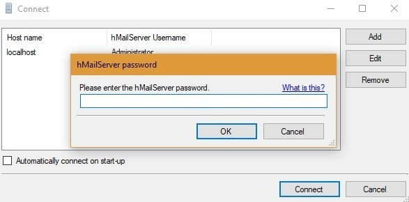 صورة لـ كيفية إعداد خادم البريد الإلكتروني الخاص بك على كمبيوتر Windows | Connect-hMailServer-DzTechs