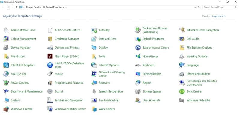 صورة لـ كيفية استخدام ميزة الصيانة التلقائية على نظام Windows 10 | Control-Panel-2-DzTechs