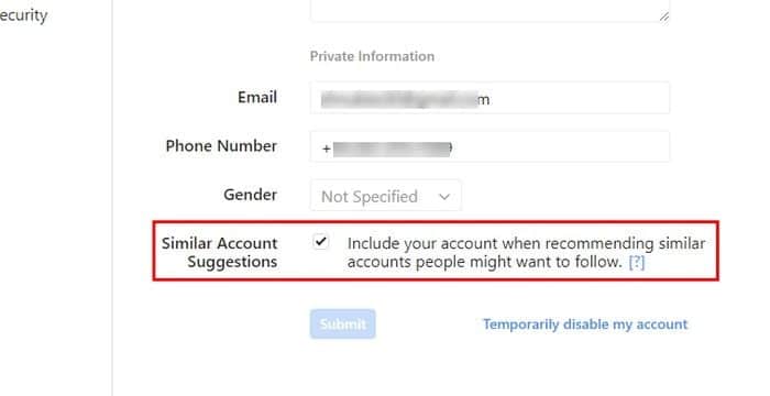 صورة لـ كيفية منع المُستخدمين الآخرين في Instagram من العثور عليك لحماية خصوصيتك | Hide-Similar-DzTechs