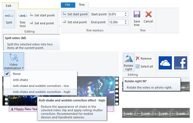 صورة لـ دليل المُبتدئين لاحتراف استخدام Windows Movie Maker | Movie-Maker-Split-Trim-Rotate-Video-Stabilization-4-Useful-Features-DzTechs