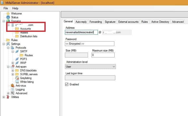 صورة لـ كيفية إعداد خادم البريد الإلكتروني الخاص بك على كمبيوتر Windows | New-Email-Address-Created-DzTechs