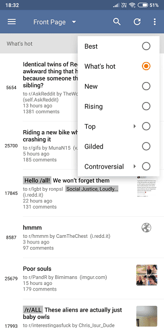 صورة لـ أفضل تطبيقات Reddit للهواتف الذكية Android و iOS | Reddit-Apps-for-Android-and-iOS-4-1-DzTechs