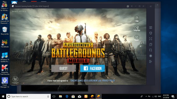 صورة لـ أفضل 5 محاكيات لـ PUBG Mobile على الكمبيوتر الشخصي (الأفضل) | Tencent-Gaming-Buddy-DzTechs