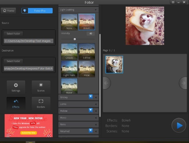 صورة لـ 5 أدوات مفيدة لتحرير دفعة مُتعددة من الصور في Windows | Windows-Batch-Fotor-Filters1-DzTechs