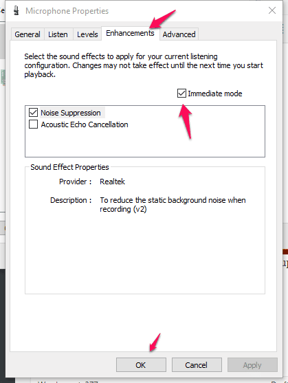 صورة لـ كيفية إصلاح الميكروفون لا يعمل في نظام Windows 10 | Windows10-microphone-enhancement-DzTechs