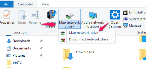 صورة لـ كيفية تعيين محرك أقراص الشبكة في نظام Windows 10 | Windows10-network-drive-map-network-drive-DzTechs