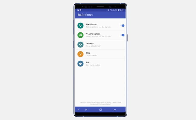 صورة لـ أفضل التطبيقات لجهاز Galaxy Note 8/9 التي يُمكن أن تجدها | bx-actions-1-DzTechs