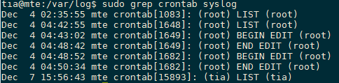 صورة لـ دليل المبتدئين لاستخدام Cron لجدولة المهام في نظام Linux | cron-tab-log-DzTechs