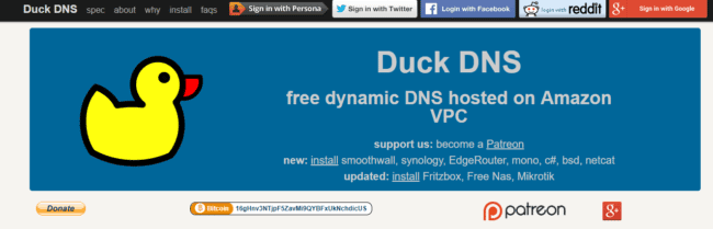 صورة لـ أفضل مُزوِّدي خوادم DNS الديناميكية لاستخدامها مجانًا لتحسين الإنترنت | free-ddns-duck-dns-e1543578287399-DzTechs