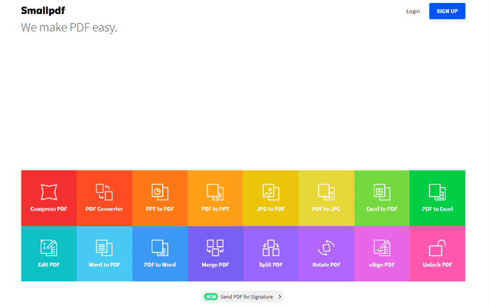 صورة لـ تطبيقات مُخصصة لتعديل ملفات PDF يُمكنك استخدامها على أي كمبيوتر | free-pdf-editors-smallpdf-DzTechs