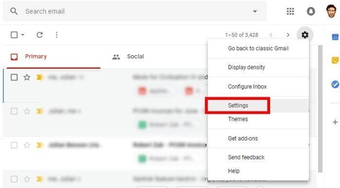 صورة لـ كيفية الوصول إلى Gmail على سطح مكتبك | how-to-access-gmail-on-desktop-gmail-settings-DzTechs