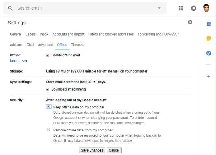 صورة لـ كيفية الوصول إلى Gmail على سطح مكتبك | how-to-access-gmail-on-desktop-offline-settings-DzTechs
