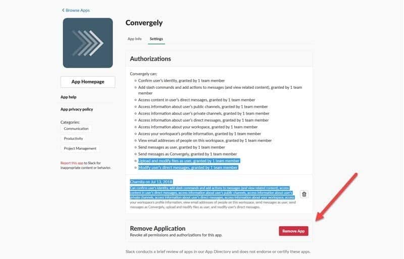 صورة لـ كيفية تثبيت وإدارة تطبيقات Slack | install-slack-apps-delete-DzTechs