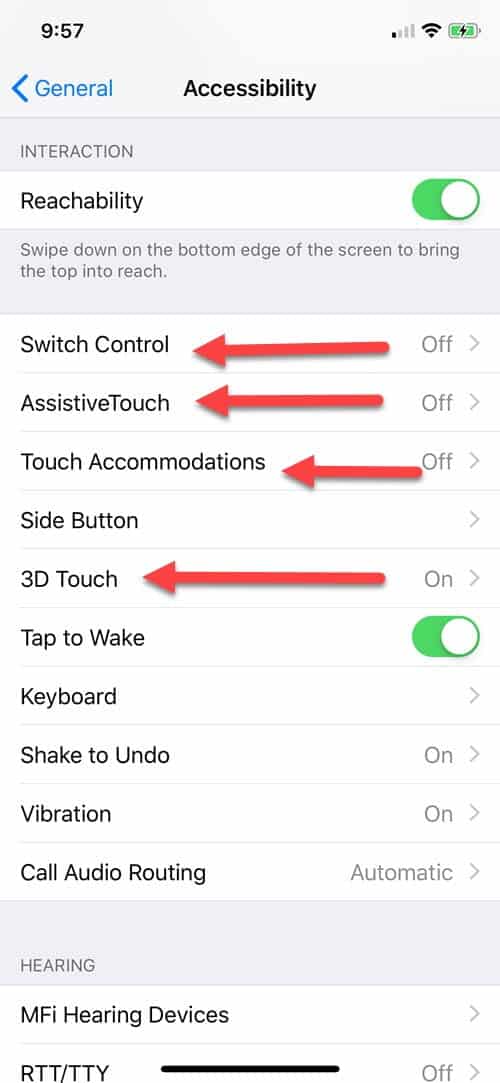 صورة لـ كيفية استخدام ميزات إمكانية الوصول للـ iPhone في نظام التشغيل iOS 12 | ios-accessibility-interaction-DzTechs
