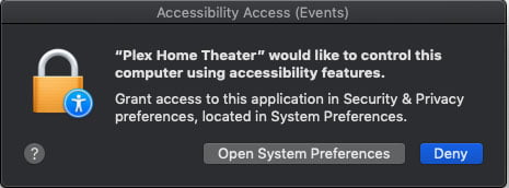 صورة لـ ما هي أذونات الأمان والخصوصية في MacOS التي تحميك منها؟ | macOS-security-privacy-permissions-accessibility-request-dialog-box-DzTechs