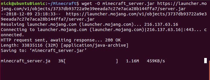 صورة لـ كيف تستضيف خادمك على Minecraft | minecraft-server-downloading-DzTechs