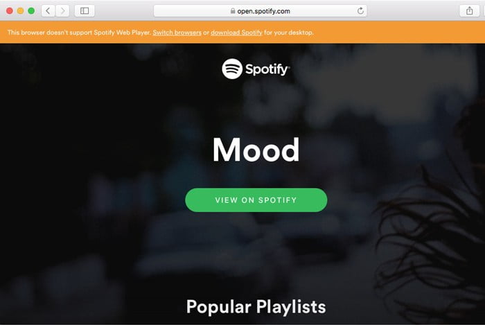 صورة لـ Spotify Web Player لا يعمل؟ هنا بعض الإصلاحات | spotify-web-player-not-working-safari-DzTechs