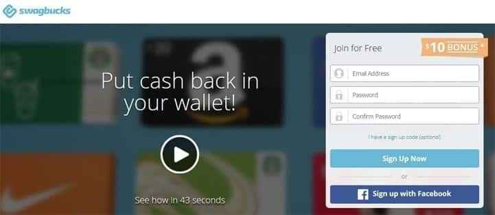 صورة لـ يمكنك الحصول على المال مجاناً الآن: 3695 دولار من خلال 27 طريقة | swagbuck_free_cash-DzTechs