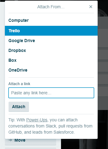 صورة لـ الحيل المُفيدة لجعل إدارة بطاقات Trello أسهل | trello-cards-attach-from-trello-DzTechs