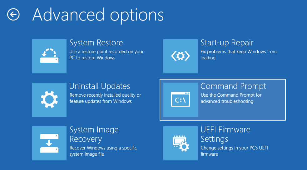 صورة لـ كيفية تحويل BIOS القديم إلى UEFI في نظام Windows 10 | win10-bios-to-uefi-select-command-prompt-DzTechs
