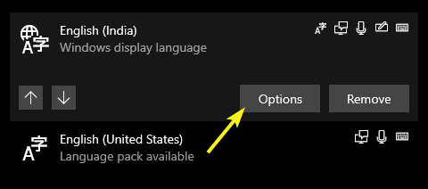 صورة لـ كيفية إضافة أو إزالة حزم اللغة لتغيير لغة العرض في Windows 10 | win10-language-packs-7-language-pack-options-DzTechs