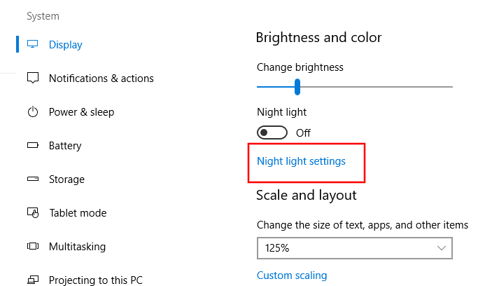 صورة لـ كيفية إعداد الوضع الليلي في منصات مُختلفة (Windows / macOS / Linux / iOS / Android) | windows-night-light-settings-DzTechs