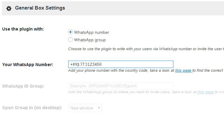 صورة لـ كيفية إضافة مربع دردشة WhatsApp إلى موقع WordPress الخاص بك | wordpress-whatsapp-configure-phone-number-DzTechs
