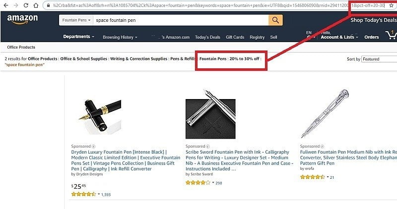 صورة لـ 5 من النصائح والحيل الذكية لتوفير المال على Amazon | Amazon-Percentage-Discount-Sample-Product-Example-DzTechs