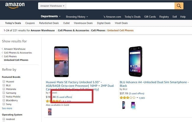 صورة لـ 5 من النصائح والحيل الذكية لتوفير المال على Amazon | Amazon-Used-Offers-DzTechs