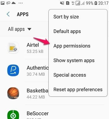 صورة لـ كيفية البحث عن التطبيقات التي لديها إمكانية الوصول إلى موقعك في Android | Android-location-permision-App-permissions-DzTechs