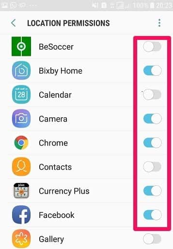 صورة لـ كيفية البحث عن التطبيقات التي لديها إمكانية الوصول إلى موقعك في Android | Android-location-permision-location-permissions-DzTechs