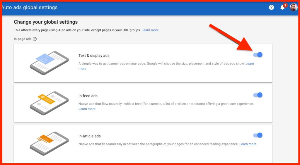 صورة لـ إعلانات Google AdSense التلقائية: كل ما تحتاج إلى معرفته | Auto-Ads-AdSense-global-settings-1-DzTechs