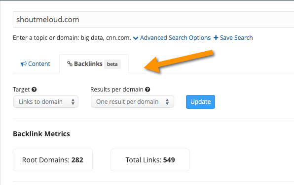 صورة لـ أفضل أدوات مُدقق الروابط الخلفية على الإنترنت المجانية والمدفوعة | BuzzSumo-Backlink-Checker-DzTechs