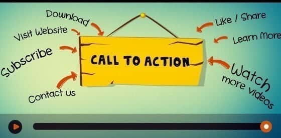 صورة لـ 20 طريقة ذكية للحصول على المزيد من المشتركين على YouTube في عام 2023 | Call-to-action-DzTechs