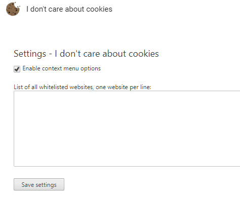 صورة لـ كيفية إخفاء رسائل “قبول ملفات تعريف الارتباط” من مواقع الويب التي تزورها | Chrome-i-dont-care-about-cookies-whitelisted-DzTechs