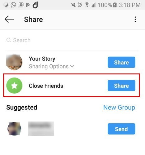 صورة لـ كيفية مشاركة قصص Instagram الخاصة بك مع الأصدقاء المقربين فقط | Close-UnderStory-DzTechs