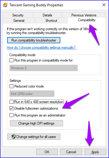 صورة لـ كيفية تعطيل ميزة تحسين ملء الشاشة في نظام Windows 10 | Disable-Fullscreen-Optimization-in-Windows-10-2_4d470f76dc99e18ad75087b1b8410ea9-DzTechs
