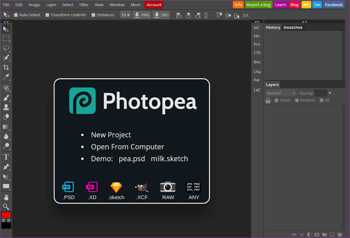 صورة لـ كيفية الحصول على تجربة مشابهة لـ Photoshop في المتصفح باستخدام هذه الأداة | Get-Photoshop-Like-Experience-in-Browse0002_935adec67b324b146ff212ec4c69054f-DzTechs