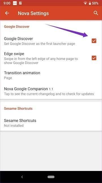 صورة لـ مُقارنة بين Lawnchair Launcher و Nova Launcher: المقارنة النهائية | Google-Now-Option_935adec67b324b146ff212ec4c69054f-DzTechs