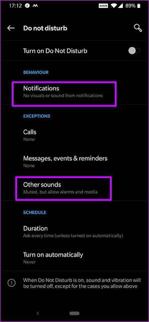 صورة لـ كيفية تعطيل الإشعارات تلقائيًا على Android عند تشغيل الموسيقى | How-to-Disable-Android-Notifications-When-Playing-Music-1_4d470f76dc99e18ad75087b1b8410ea9-DzTechs