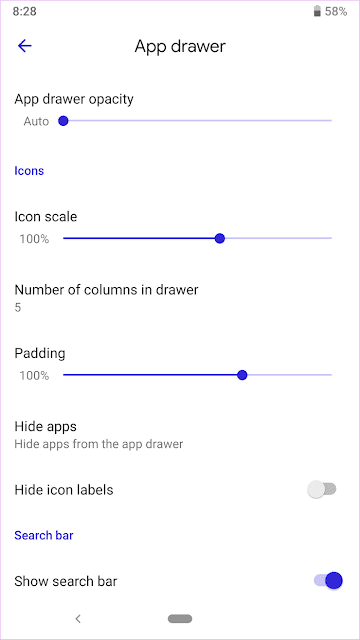 صورة لـ مُقارنة بين Lawnchair Launcher و Nova Launcher: المقارنة النهائية | Lawnchair-App-Deawer_935adec67b324b146ff212ec4c69054f-DzTechs
