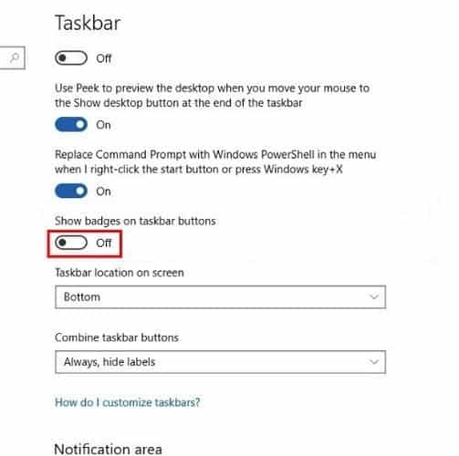 صورة لـ كيفية تخصيص الإشعارات على Windows 10 الخاصة بك | Noti-Badge-DzTechs